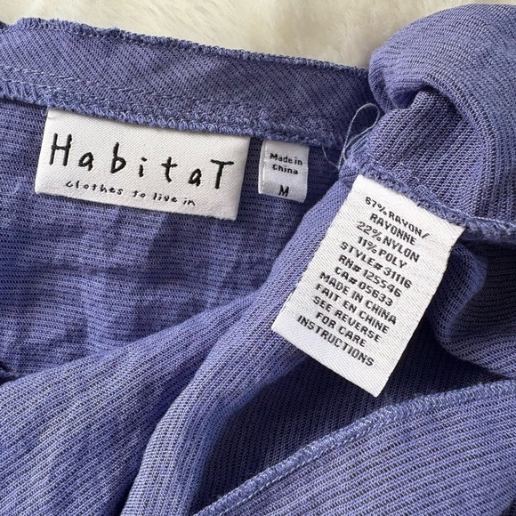 Habitat Clothes to Live In Rayon 3/4 Sleeves Layered Front, Size: Medium - Picture 5 of 9